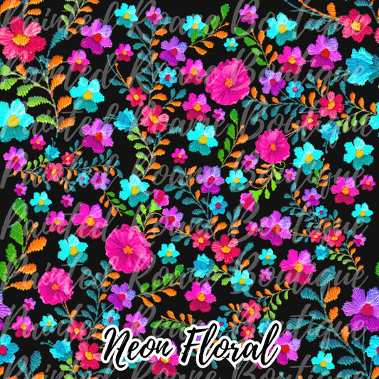 Neon Floral